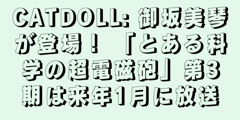 CATDOLL: 御坂美琴が登場！ 「とある科学の超電磁砲」第3期は来年1月に放送