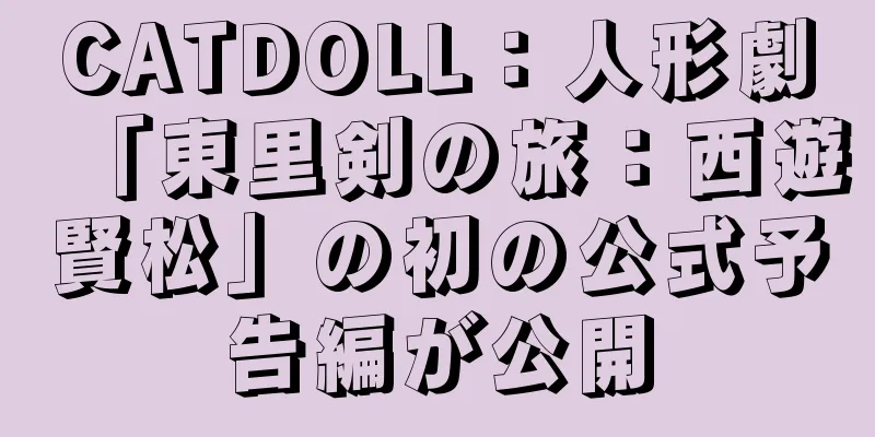 CATDOLL：人形劇「東里剣の旅：西遊賢松」の初の公式予告編が公開