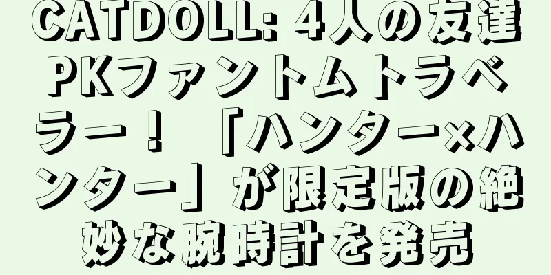 CATDOLL: 4人の友達PKファントムトラベラー！ 「ハンター×ハンター」が限定版の絶妙な腕時計を発売