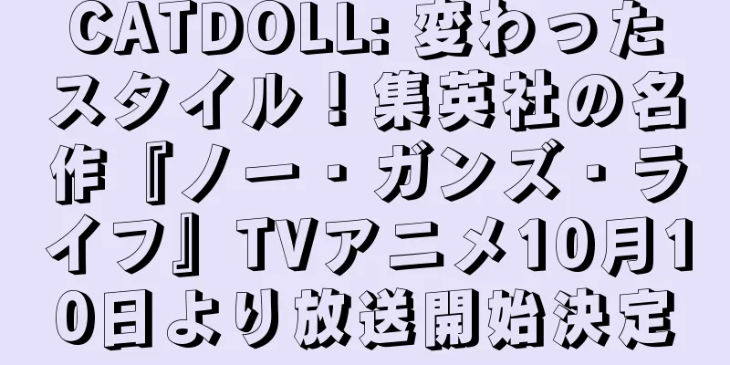CATDOLL: 変わったスタイル！集英社の名作『ノー・ガンズ・ライフ』TVアニメ10月10日より放送開始決定