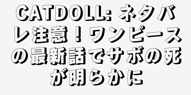 CATDOLL: ネタバレ注意！ワンピースの最新話でサボの死が明らかに