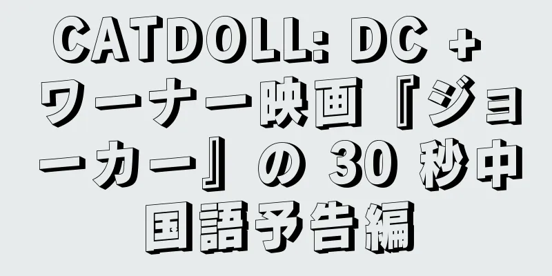 CATDOLL: DC + ワーナー映画『ジョーカー』の 30 秒中国語予告編