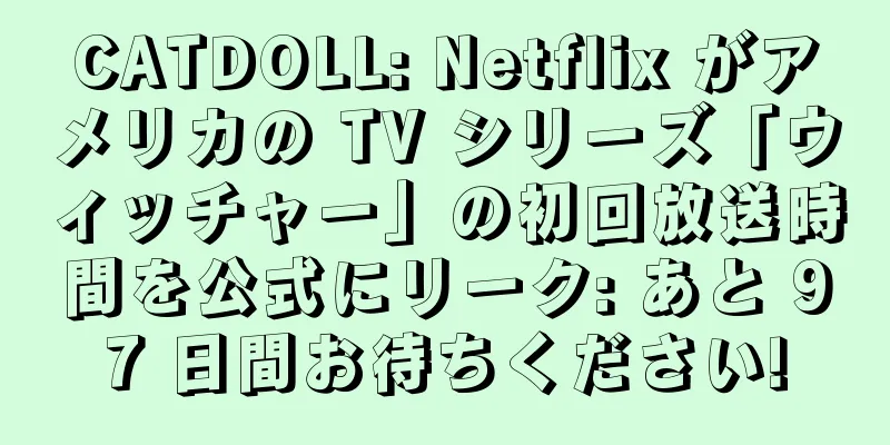CATDOLL: Netflix がアメリカの TV シリーズ「ウィッチャー」の初回放送時間を公式にリーク: あと 97 日間お待ちください!
