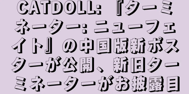 CATDOLL: 『ターミネーター: ニューフェイト』の中国版新ポスターが公開、新旧ターミネーターがお披露目