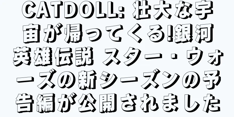 CATDOLL: 壮大な宇宙が帰ってくる!銀河英雄伝説 スター・ウォーズの新シーズンの予告編が公開されました