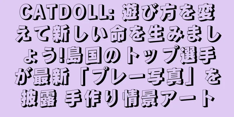 CATDOLL: 遊び方を変えて新しい命を生みましょう!島国のトップ選手が最新「プレー写真」を披露 手作り情景アート