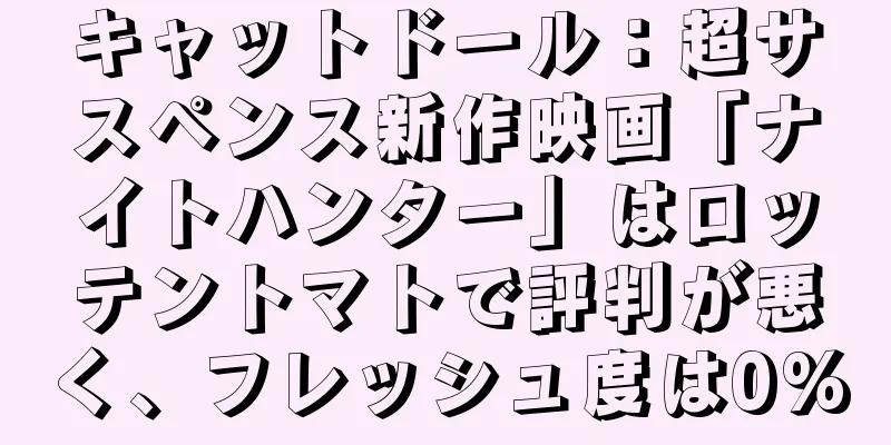 キャットドール：超サスペンス新作映画「ナイトハンター」はロッテントマトで評判が悪く、フレッシュ度は0%