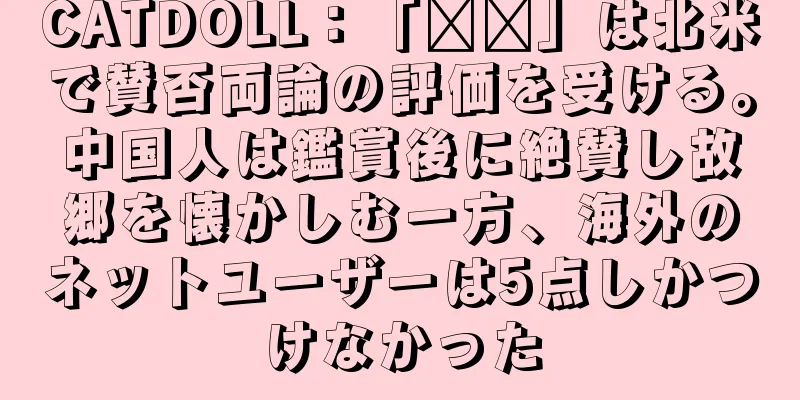 CATDOLL：「哪哪」は北米で賛否両論の評価を受ける。中国人は鑑賞後に絶賛し故郷を懐かしむ一方、海外のネットユーザーは5点しかつけなかった