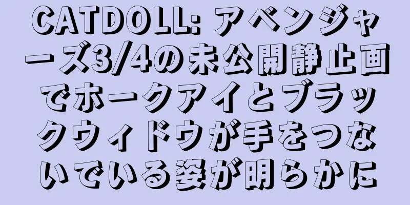 CATDOLL: アベンジャーズ3/4の未公開静止画でホークアイとブラックウィドウが手をつないでいる姿が明らかに