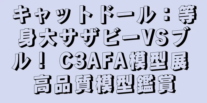 キャットドール：等身大サザビーVSブル！ C3AFA模型展 高品質模型鑑賞