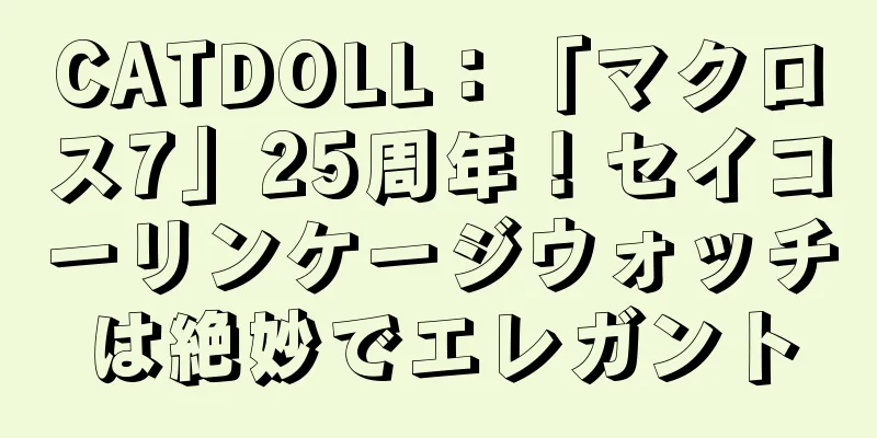 CATDOLL：「マクロス7」25周年！セイコーリンケージウォッチは絶妙でエレガント