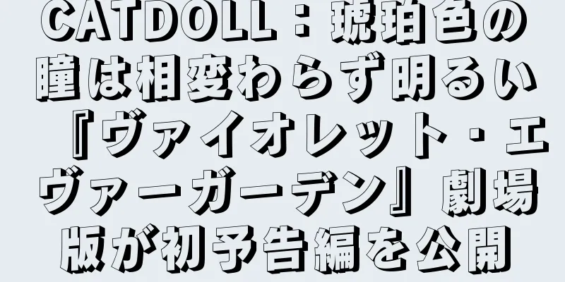 CATDOLL：琥珀色の瞳は相変わらず明るい『ヴァイオレット・エヴァーガーデン』劇場版が初予告編を公開