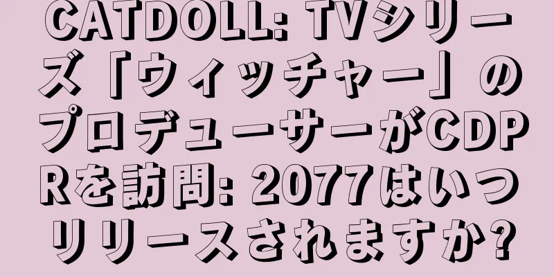 CATDOLL: TVシリーズ「ウィッチャー」のプロデューサーがCDPRを訪問: 2077はいつリリースされますか?