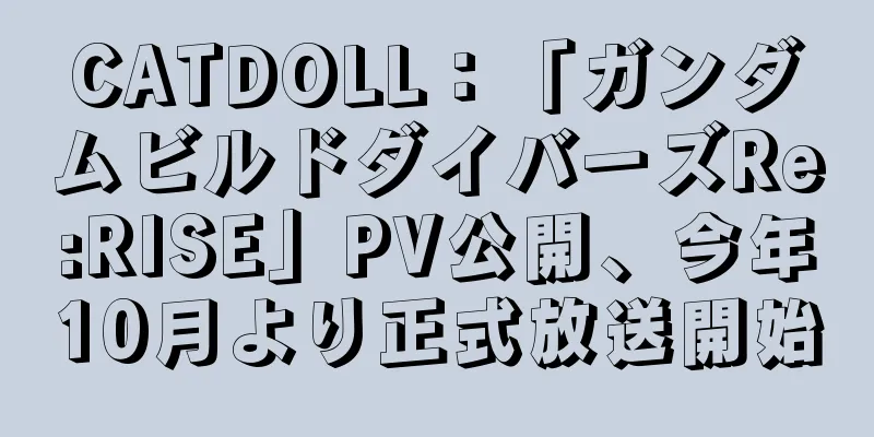 CATDOLL：「ガンダムビルドダイバーズRe:RISE」PV公開、今年10月より正式放送開始