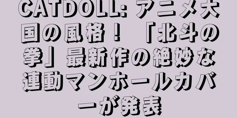 CATDOLL: アニメ大国の風格！ 「北斗の拳」最新作の絶妙な連動マンホールカバーが発表