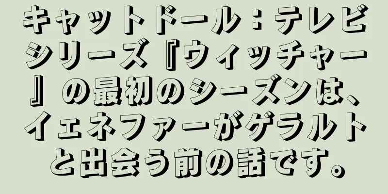 キャットドール：テレビシリーズ『ウィッチャー』の最初のシーズンは、イェネファーがゲラルトと出会う前の話です。