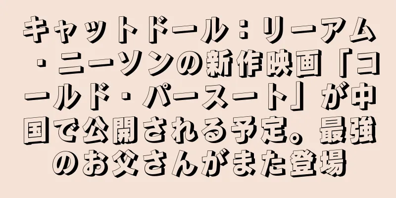 キャットドール：リーアム・ニーソンの新作映画「コールド・パースート」が中国で公開される予定。最強のお父さんがまた登場