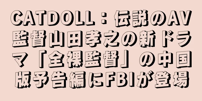 CATDOLL：伝説のAV監督山田孝之の新ドラマ「全裸監督」の中国版予告編にFBIが登場
