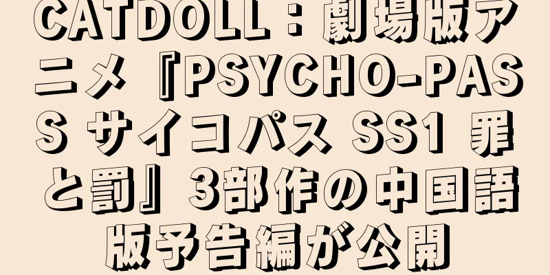CATDOLL：劇場版アニメ『PSYCHO-PASS サイコパス SS1 罪と罰』3部作の中国語版予告編が公開