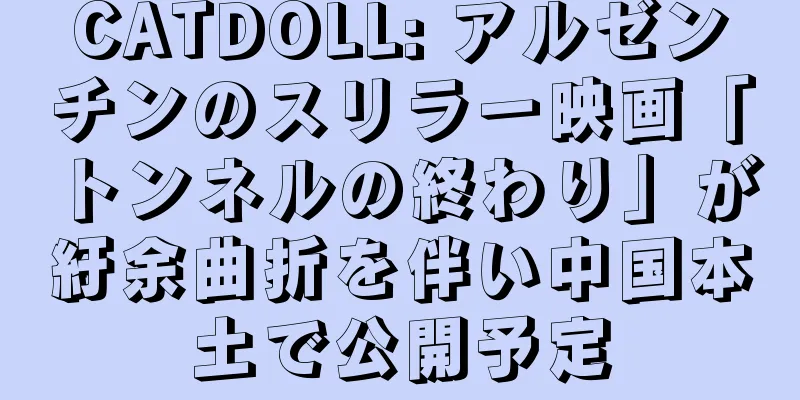 CATDOLL: アルゼンチンのスリラー映画「トンネルの終わり」が紆余曲折を伴い中国本土で公開予定