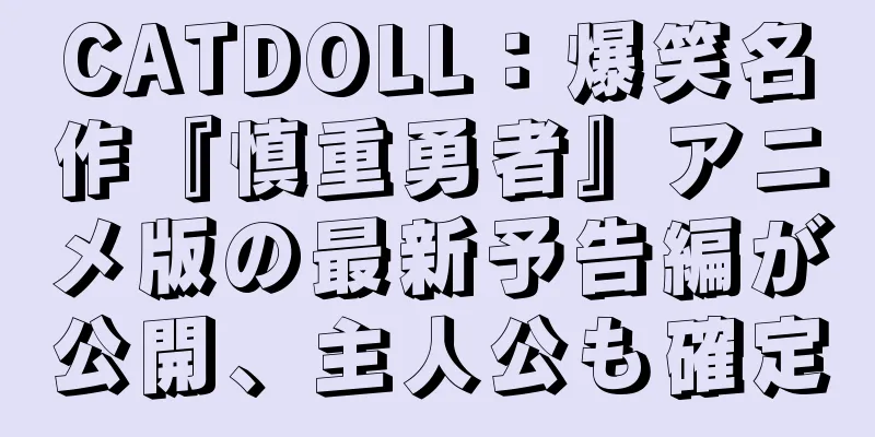 CATDOLL：爆笑名作『慎重勇者』アニメ版の最新予告編が公開、主人公も確定