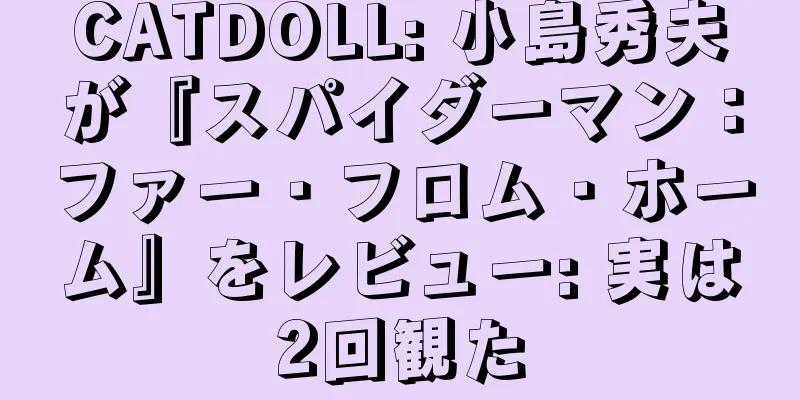 CATDOLL: 小島秀夫が『スパイダーマン：ファー・フロム・ホーム』をレビュー: 実は2回観た