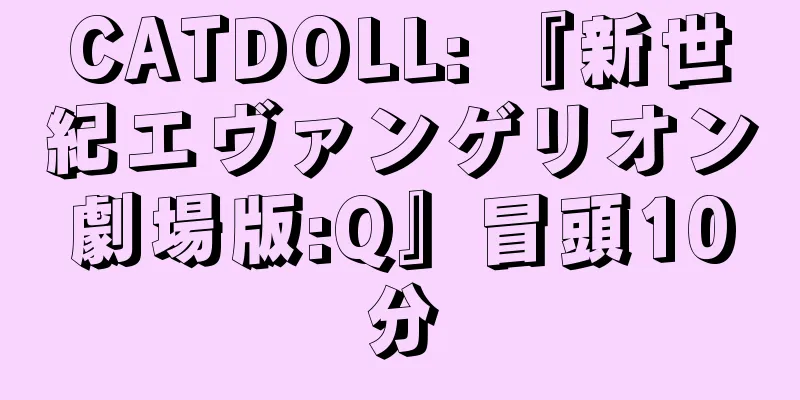 CATDOLL: 『新世紀エヴァンゲリオン劇場版:Q』冒頭10分