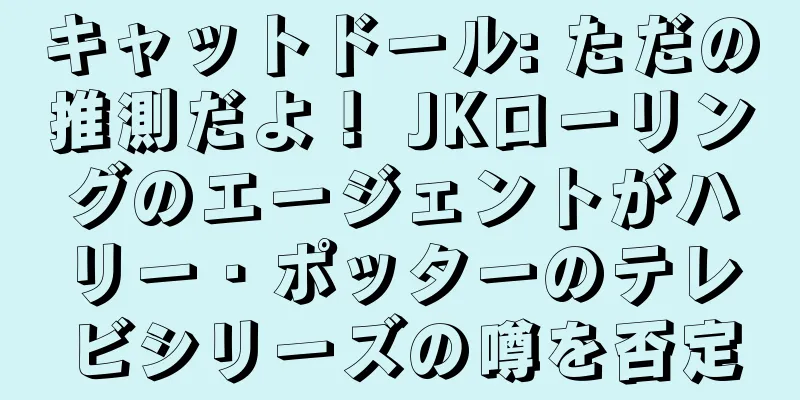 キャットドール: ただの推測だよ！ JKローリングのエージェントがハリー・ポッターのテレビシリーズの噂を否定
