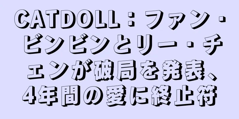 CATDOLL：ファン・ビンビンとリー・チェンが破局を発表、4年間の愛に終止符