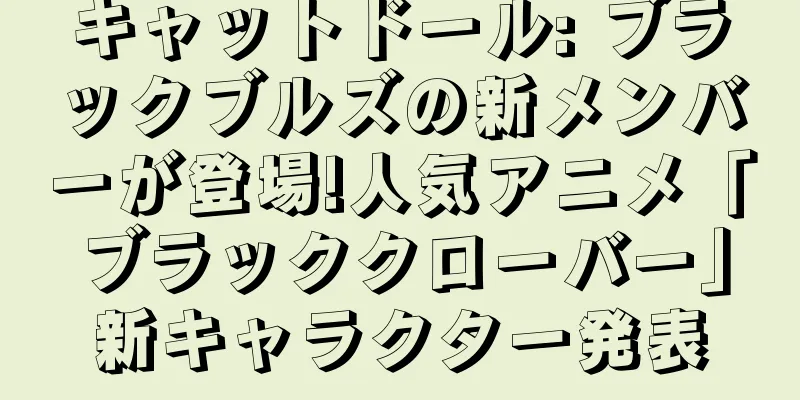 キャットドール: ブラックブルズの新メンバーが登場!人気アニメ「ブラッククローバー」新キャラクター発表