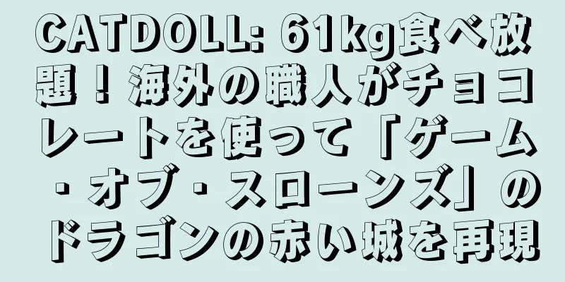 CATDOLL: 61kg食べ放題！海外の職人がチョコレートを使って「ゲーム・オブ・スローンズ」のドラゴンの赤い城を再現