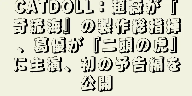 CATDOLL：趙薇が『奇流海』の製作総指揮、葛優が『二頭の虎』に主演、初の予告編を公開