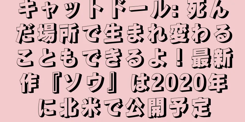 キャットドール: 死んだ場所で生まれ変わることもできるよ！最新作『ソウ』は2020年に北米で公開予定