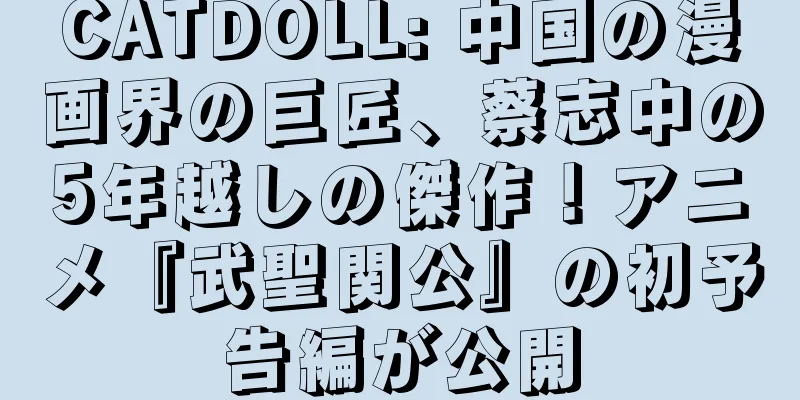 CATDOLL: 中国の漫画界の巨匠、蔡志中の5年越しの傑作！アニメ『武聖関公』の初予告編が公開