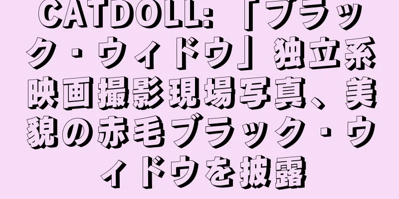 CATDOLL: 「ブラック・ウィドウ」独立系映画撮影現場写真、美貌の赤毛ブラック・ウィドウを披露