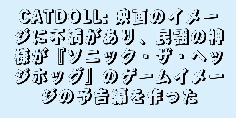 CATDOLL: 映画のイメージに不満があり、民謡の神様が『ソニック・ザ・ヘッジホッグ』のゲームイメージの予告編を作った