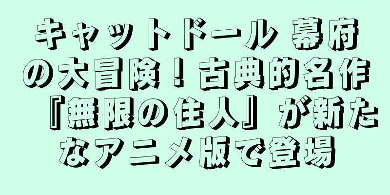 キャットドール 幕府の大冒険！古典的名作『無限の住人』が新たなアニメ版で登場