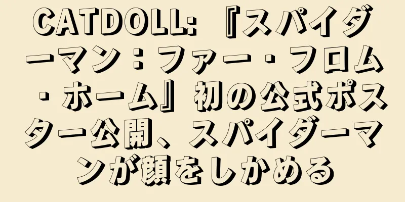 CATDOLL: 『スパイダーマン：ファー・フロム・ホーム』初の公式ポスター公開、スパイダーマンが顔をしかめる