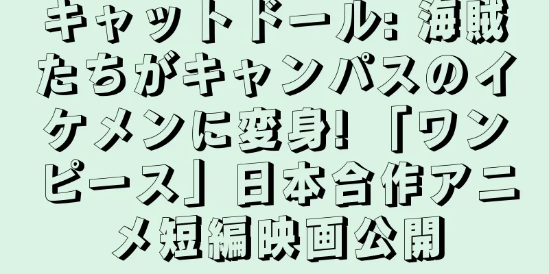 キャットドール: 海賊たちがキャンパスのイケメンに変身! 「ワンピース」日本合作アニメ短編映画公開