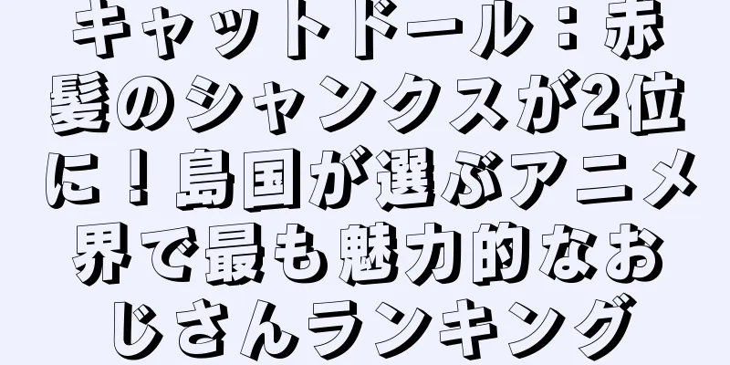 キャットドール：赤髪のシャンクスが2位に！島国が選ぶアニメ界で最も魅力的なおじさんランキング