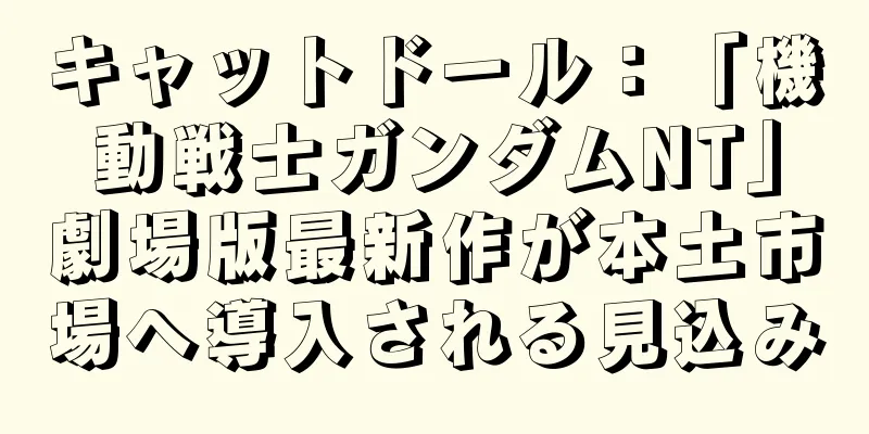 キャットドール：「機動戦士ガンダムNT」劇場版最新作が本土市場へ導入される見込み