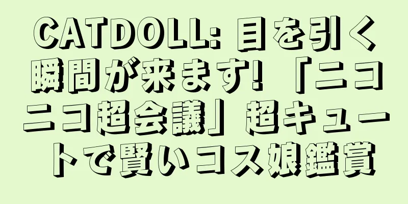 CATDOLL: 目を引く瞬間が来ます! 「ニコニコ超会議」超キュートで賢いコス娘鑑賞