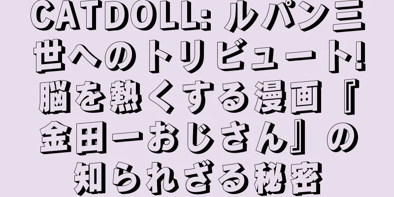 CATDOLL: ルパン三世へのトリビュート!脳を熱くする漫画『金田一おじさん』の知られざる秘密