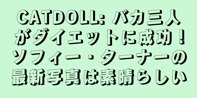 CATDOLL: バカ三人がダイエットに成功！ソフィー・ターナーの最新写真は素晴らしい