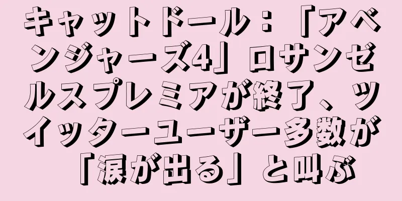 キャットドール：「アベンジャーズ4」ロサンゼルスプレミアが終了、ツイッターユーザー多数が「涙が出る」と叫ぶ