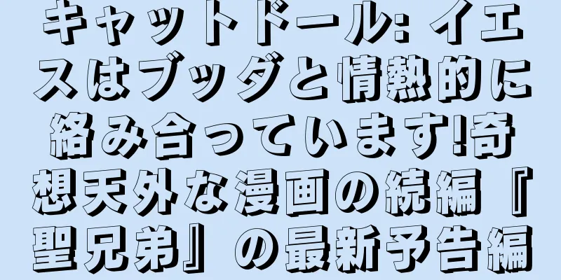 キャットドール: イエスはブッダと情熱的に絡み合っています!奇想天外な漫画の続編『聖兄弟』の最新予告編