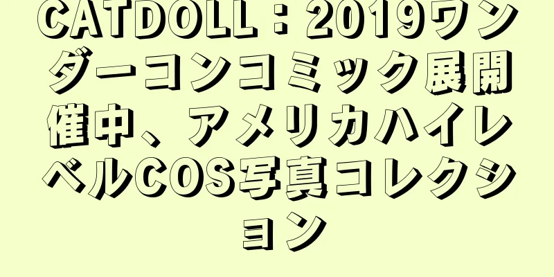 CATDOLL：2019ワンダーコンコミック展開催中、アメリカハイレベルCOS写真コレクション
