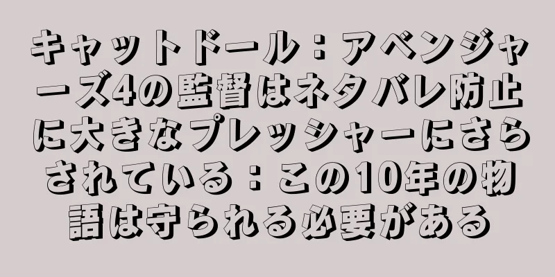 キャットドール：アベンジャーズ4の監督はネタバレ防止に大きなプレッシャーにさらされている：この10年の物語は守られる必要がある