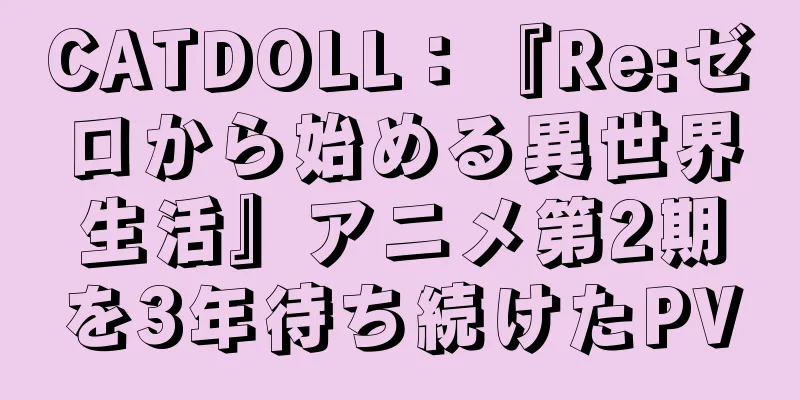 CATDOLL：『Re:ゼロから始める異世界生活』アニメ第2期を3年待ち続けたPV