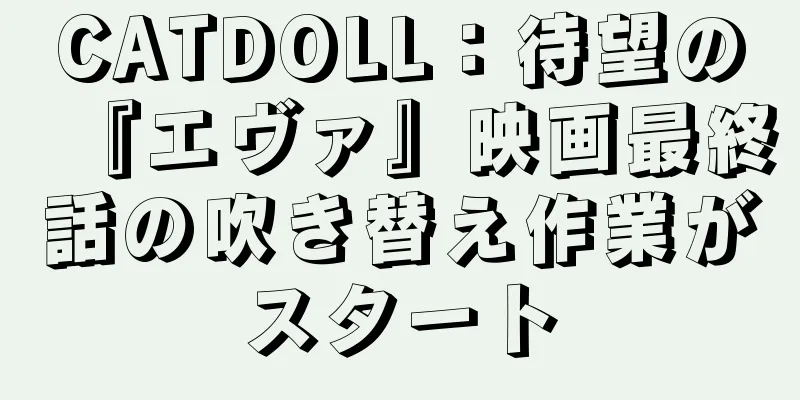CATDOLL：待望の『エヴァ』映画最終話の吹き替え作業がスタート